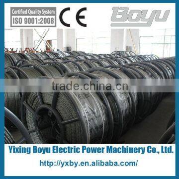 Galvanized steel anti twist braided rope