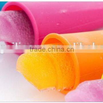 100% Food Grade User-friendly Silicone Popsicle Mold With Different Colors photo-5