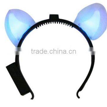 Love Headband Color is Blue Headband Winter Hairband Hair Band photo-2