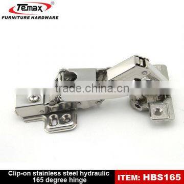 165 degree heavy duty stainless steel 304 hinge