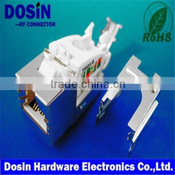 factory supplier RJ45 Connector for pcb mount, keystone jacks, modular connector with led and emi                        
                                                Quality Choice