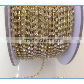 Hot sell ss12 loose rhinestone cup chain