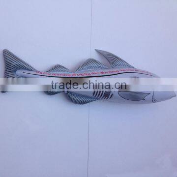 custom design replica plastic inflatable flying fish for decor