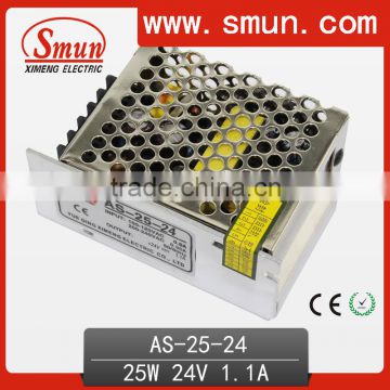 25W 24VDC 1A Small Size AC/DC Power Supply AS-25-24