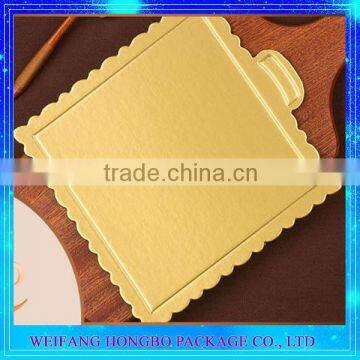 Customized Cardboard Cake Board PET Metallized Film Tray With ISO SGS