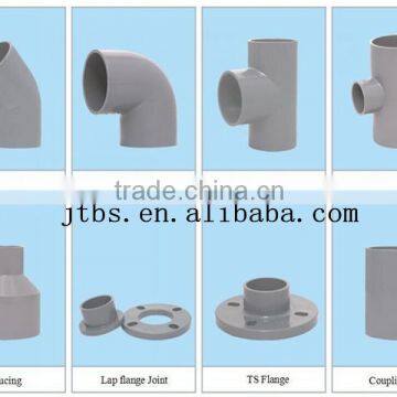 Grey adhesive pvc pipe fittings