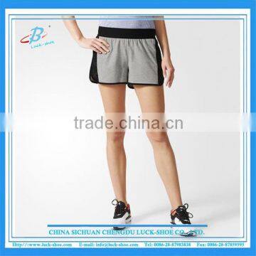 Lady's classic gym track knit shorts