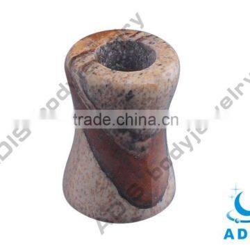 Hotest Natural Stone Cheap Ear Gauge Plugs
