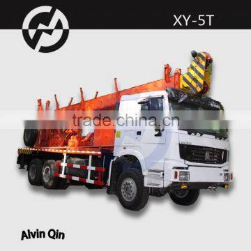 1200m soil investigation XY-5T NQ BQ HQ truck mounted water well drilling rig