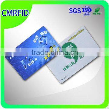 newest design pvc magnetic dual chip card