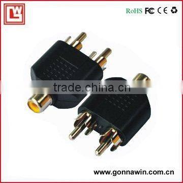 3.5MM to 2rca converter