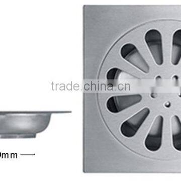 Chinese manufacturer sanitary casting bathroom stainless steel rectangular floor drain