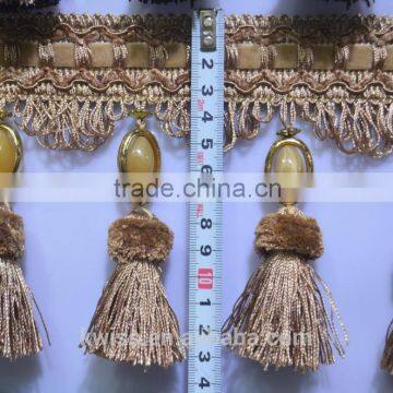 customized tassels fringe wholesale hand-made tassel fringe