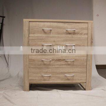 Wooden 4 drawer file cabinet