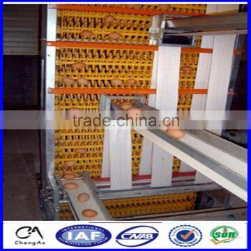 Poultry farm egg collection system/machine used for A type ladder laying hen chicken cages