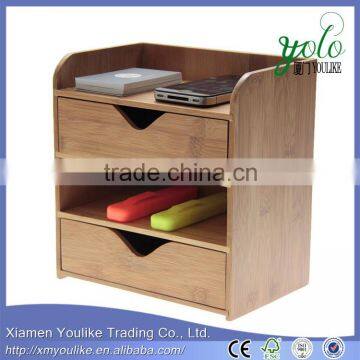 Wood stationery boxes Desk Organiser Bamboo Stationery Box