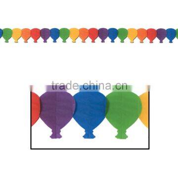 Rainbow Coloured paper balloon Garland party wedding decoration