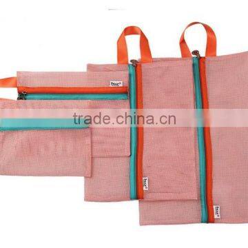 Cheap nylon mesh travel laundry bag for promotion