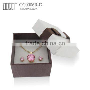 new style design paper jewelry packaging for Christmas gift