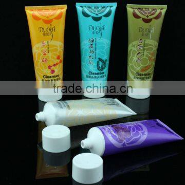 Plastic Cosmetic Tube packaging, empty clear tube for cream packing