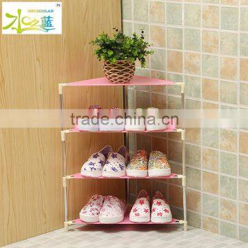 Simple Corner Plastic Storage Shoe Rack photo-3