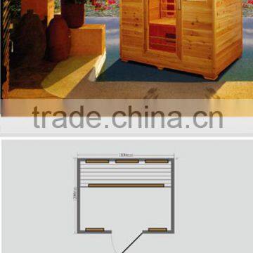 Outdoor Healthy Queipment Far Infrared Sauna Fiber Optic Light photo-2