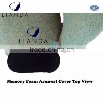 Office Chair Arm Cover Memory Foam & Quality Fabric Removable Cover, Universal Velcro Strap, Comfortable Elbow Support For Chair