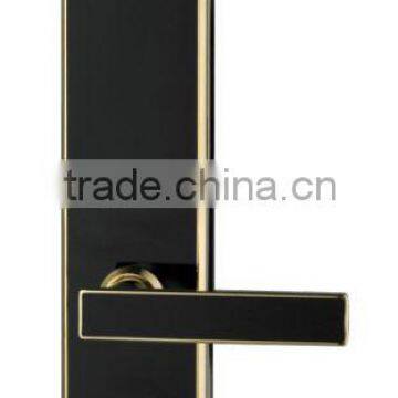 Fingerprint Password Mechanical Keys Modern Lock With the Mechanical Keys Polished Chrome and Gold Finished photo-2