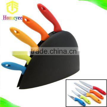 5pcs plastic handle knife