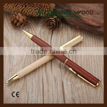 OEM customer design wooden ball pen wood ballpoint pen for gift