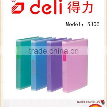 Deli Strong fashion color folder , A4 folder model 5306