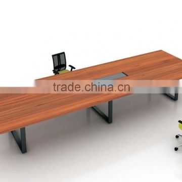 simple straight MFC office desk /melamine office table/meeting desk