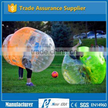 Factory direct sale bumper ball/bubble ball soccer nyc door to door express delivery