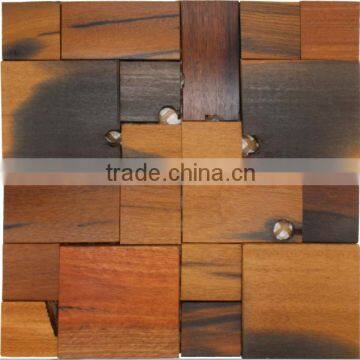 Wood mosaic tiles (PMYMCT-5)