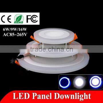 Wholesale New 3 lighted Modes Recessed led Panel Downlights 6W 9W 16W