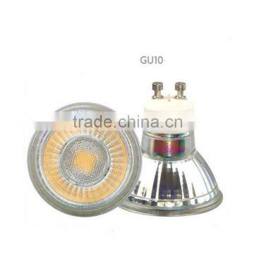 AC85-265V dimmable 4W glass COB led spotlight