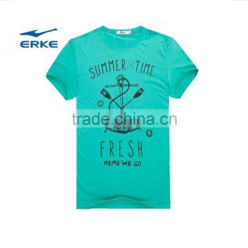 ERKE Summer Man Casual t Shirt Round Neck Cotton t Shirt for Boy Cheap t Shirt Short Sleeve t Full Cotton Wholesale/OEM photo-4