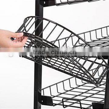BAKERY MERCHANDISER DISPLAY CART/ TROLLEY FOR FOOD WITH SIDE SHELVES photo-3