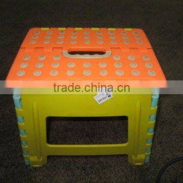 colorful plastic folding stool for children