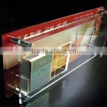 Acrylic smoke display/acrylic cigarette display stand