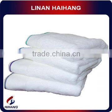 China OEM manufacture natural plain dyed organic cotton towel