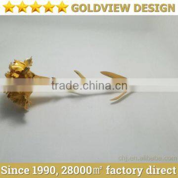 24k gold carnation for mother's day gift,24k gold foil artificial flower