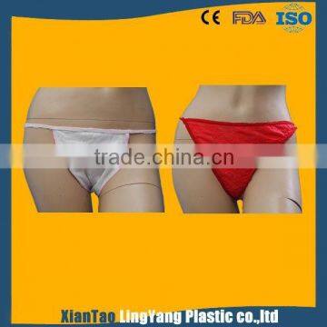 Disposable briefs unisex underwear with triangle shape