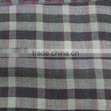 GOAT BEST WOOL "PASH MINA ASA CASH MERE " TEXTILE CHECKS SCARVES