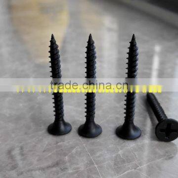 Black Plastic Chipboard Drywall Screw With Drilling &Tapping