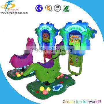 Coin operated game machine animal kids ride arcade game machine