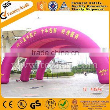 2015 cheap durable inflatable arch for rental high quality F5029