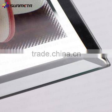 Sunmeta Factory Directly Blank Sublimation Glass Photo Frame With Clock(BL-11) photo-3