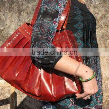 hand crafted leather bag