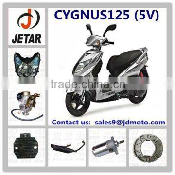 cygnus for yamah motorcycle parts rear wheel/front rim/guard comp/speedometer gear/Seat assy to South America market from China